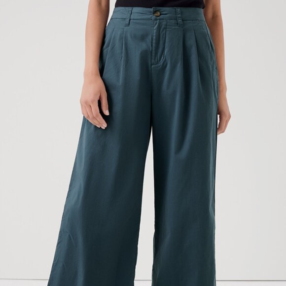 Pact Boulevard Brushed Twill Wide Leg Trouser, XL in Ore - Picture 3 of 10